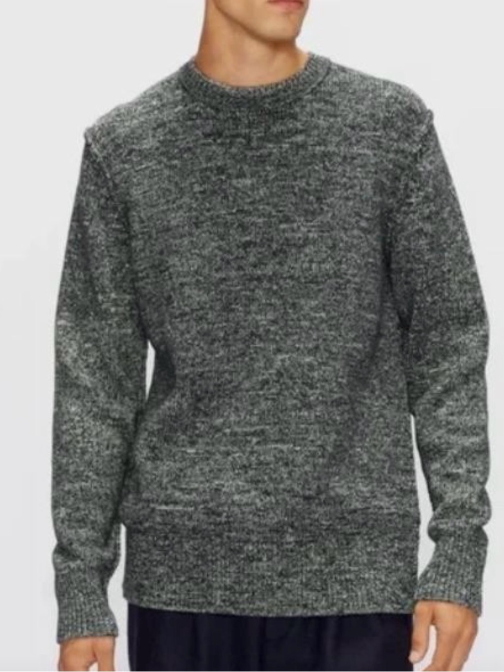 Ted Baker- Haxhamm Classic Crewneck Men's Sweater Charcoal Gray